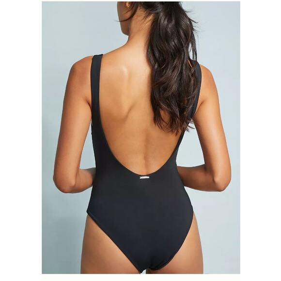 Mara Hoffman Desa Lace-Up One-Piece Swimsuit XS NEW - Picture 2 of 5